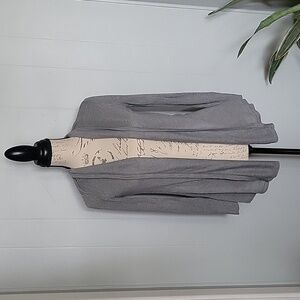 Philosophy Longline Open Front Cardigan in Light Gray size small